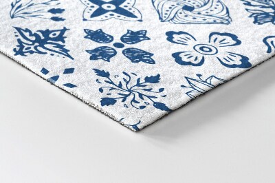 Schoonloopmat Abstracte bloemen