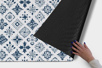 Schoonloopmat Abstracte bloemen