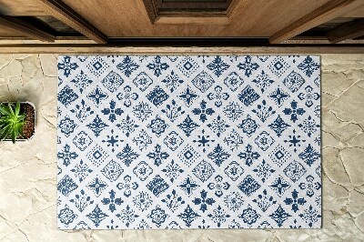 Schoonloopmat Abstracte bloemen