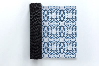 Buiten deurmat Floristische abstractie