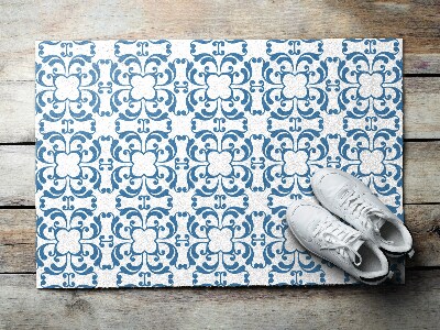 Buiten deurmat Floristische abstractie