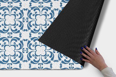 Buiten deurmat Floristische abstractie