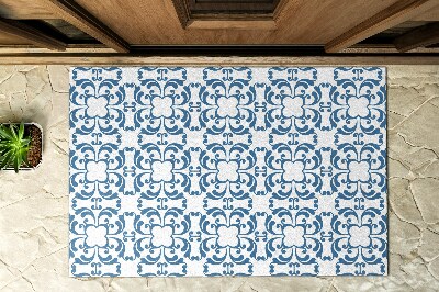 Buiten deurmat Floristische abstractie