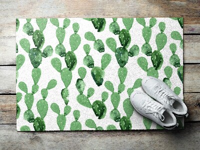 Buiten deurmat Aquarel Cactussen