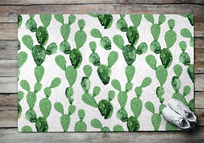 Buiten deurmat Aquarel Cactussen