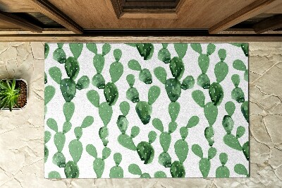 Buiten deurmat Aquarel Cactussen