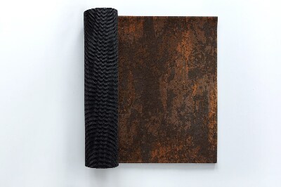 Schoonloopmat Roestige abstractie