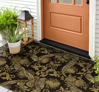 Schoonloopmat Abstracte vogels