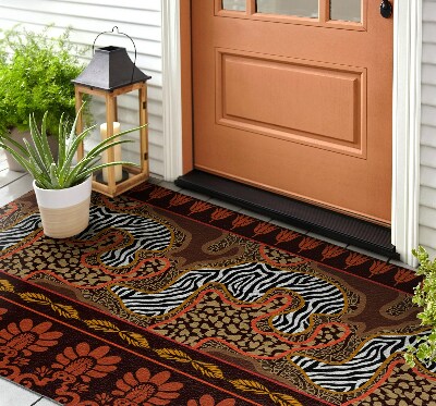 Deurmat voor buiten Afrikaanse fauna