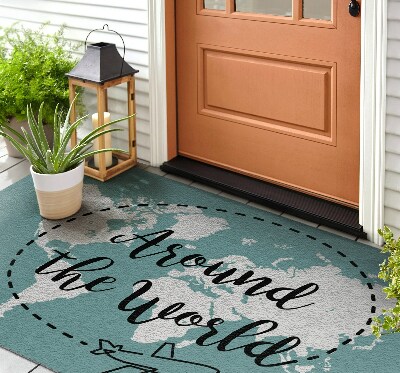 Deurmat voor buiten Rond de wereld