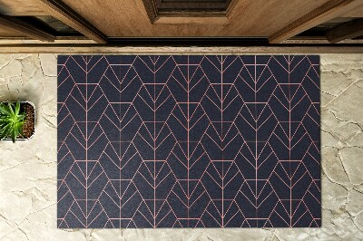 Deurmat voor buiten Geometrie