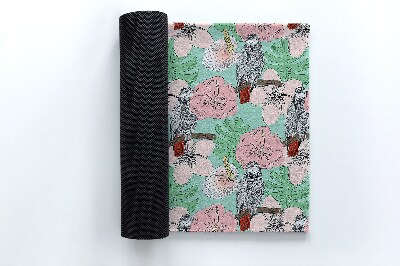 Buiten deurmat Papegaaien in de tropen