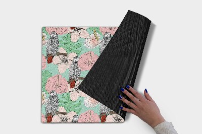 Buiten deurmat Papegaaien in de tropen