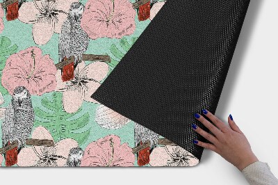 Buiten deurmat Papegaaien in de tropen