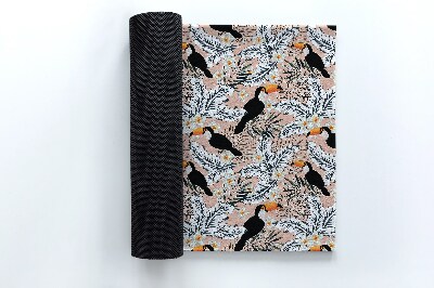 Schoonloopmat Toekan tussen het groen