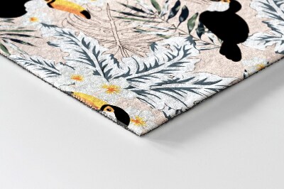 Schoonloopmat Toekan tussen het groen