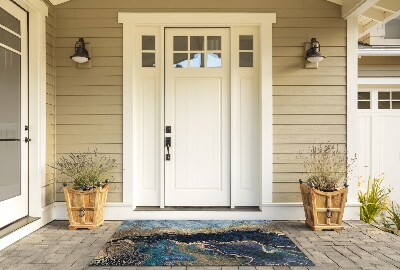 Buiten deurmat Blauwe Marmer