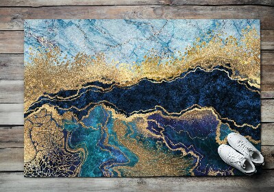 Buiten deurmat Blauwe Marmer