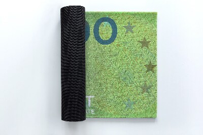 Deurmat voor buiten Euro geld