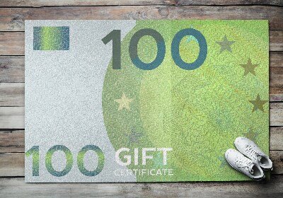Deurmat voor buiten Euro geld