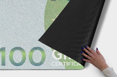 Deurmat voor buiten Euro geld