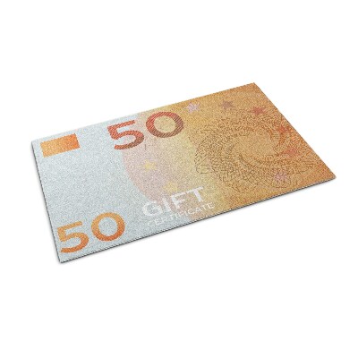 Buiten deurmat Euro-valuta