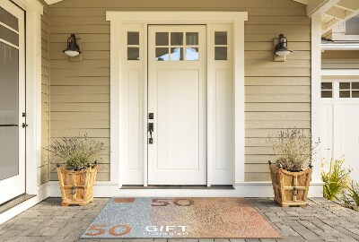 Buiten deurmat Euro-valuta