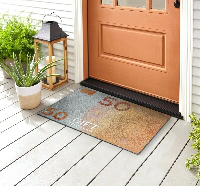 Buiten deurmat Euro-valuta