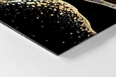 Schoonloopmat Zwart marmer