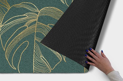 Deurmat voor buiten Monstera kieuwen