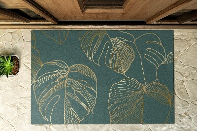 Deurmat voor buiten Monstera kieuwen