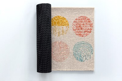 Buiten deurmat Cirkels en lijnen