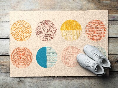 Buiten deurmat Cirkels en lijnen