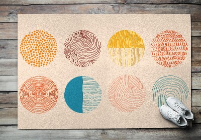 Buiten deurmat Cirkels en lijnen