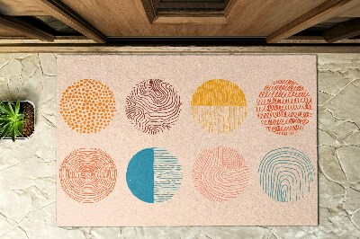 Buiten deurmat Cirkels en lijnen