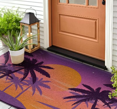 Deurmat voor buiten Exotisch strand