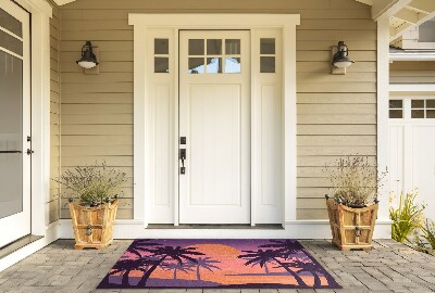 Deurmat voor buiten Exotisch strand