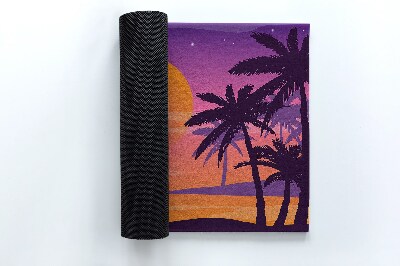 Deurmat voor buiten Exotisch strand
