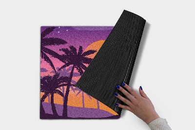 Deurmat voor buiten Exotisch strand