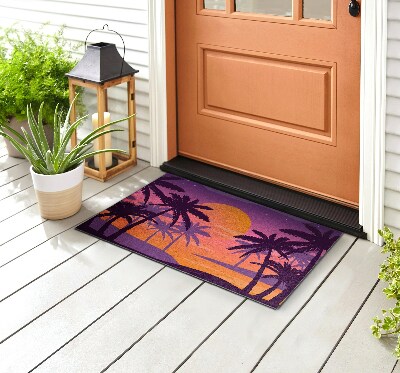 Deurmat voor buiten Exotisch strand
