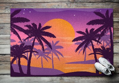 Deurmat voor buiten Exotisch strand