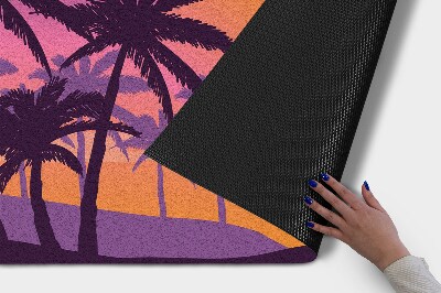 Deurmat voor buiten Exotisch strand