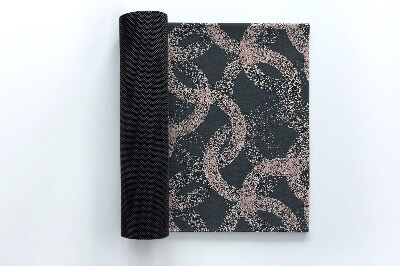 Schoonloopmat Abstracte cirkels