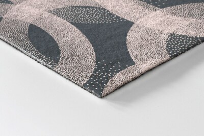 Schoonloopmat Abstracte cirkels