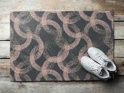 Schoonloopmat Abstracte cirkels