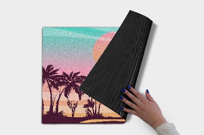 Schoonloopmat Seaside Tropic