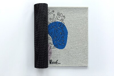 Deurmat voor buiten Koraal