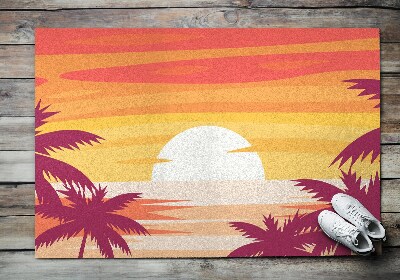 Schoonloopmat Paradijskust