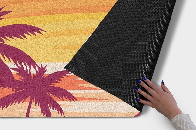 Schoonloopmat Paradijskust