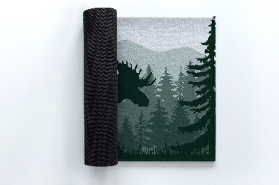 Schoonloopmat Elanden in het wild